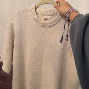 Babaa set!! Cream Short Sleeve and Cobalt shorts.